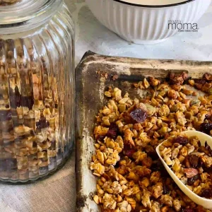 Granola con masa madre