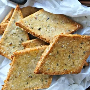 Galletas saladas con semillas